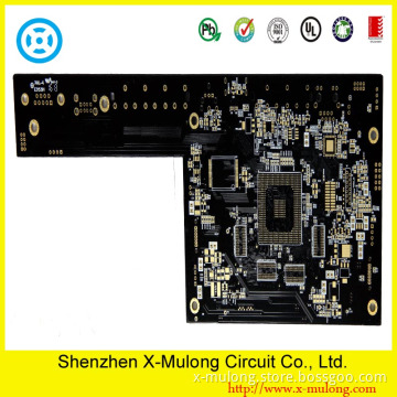 6 Layer Impedane Control PCB with Black Solder Mask